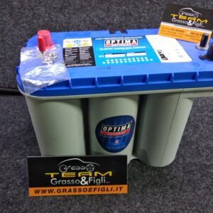 Batteria Auto Optima Tappo BLU 12V 75 ah 975A AGM - Misure 325x175x240 - Optima Long Life Technology High Performance AGM Battery