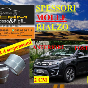 Kit Spessori Molle Rialzo SPACER SPRING SUZUKI VITARA LY 2015 -> Avanti + Dietro 2cm + 2cm  WL11 + FT52M