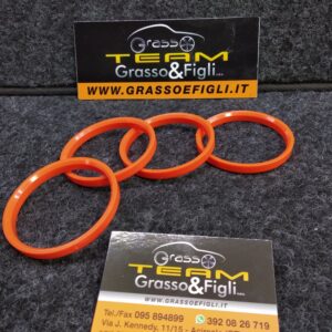 Kit 4 Anelli di Centraggio Mozzo Ruota per Cerchi - anello x cerchio in lega - Center Caps Hub Wheels - SCEGLI LA MISURA