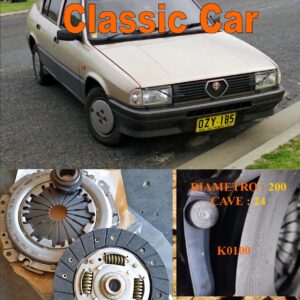 Kit Frizione Alfa Romeo Alfa 33 1.2 - 1.3 1.5 + 4x4 1983 > 1994  - Disco + Spingidisco + Cuscinetto " E.Sassone " Classic Vintage Car -- K0100
