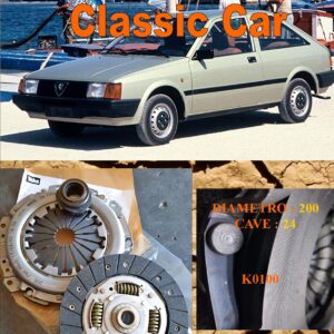 Kit Frizione Alfa Romeo Alfa Arna 1.2 - 1.3  1984 > 1985  - Disco + Spingidisco + Cuscinetto " E.Sassone " Classic Vintage Car -- K0100