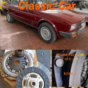 Kit Frizione Alfa Romeo Alfetta 1.6  - GT  1982 > 1983  - Disco + Spingidisco + Cuscinetto " E.Sassone " Classic Vintage Car -- K0301