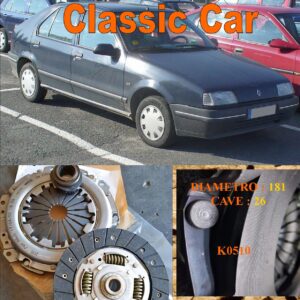 Kit Frizione Renault 19 R19   1.2 - 1.4 -   1988 > 1995  - Disco + Spingidisco + Cuscinetto " E.Sassone " Classic Vintage Car -- K0510