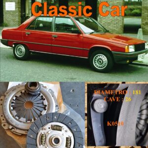 Kit Frizione Renault 9 R9   1.1 - 1.2 - 1.4 - 1.6 D   1981 > 1989  - Disco + Spingidisco + Cuscinetto " E.Sassone " Classic Vintage Car -- K0510