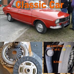 Kit Frizione Renault R12 1.3 - 1.3 TS  - 1975 > 1980  - Disco + Spingidisco + Cuscinetto " E.Sassone " Classic Vintage Car -- K0441