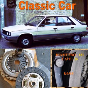 Kit Frizione Renault 11 R11   1.1 - 1.2 - 1.4 - 1.6 D   1983 > 1988  - Disco + Spingidisco + Cuscinetto " E.Sassone " Classic Vintage Car -- K0510