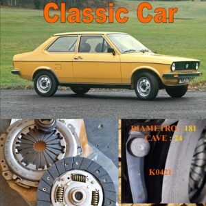 Kit Frizione Volkswagen Derby 0.9 - 1.0 - 1.1 - 1.3    1977 > 1984  - Disco + Spingidisco + Cuscinetto " E.Sassone " Classic Vintage Car -- K0421