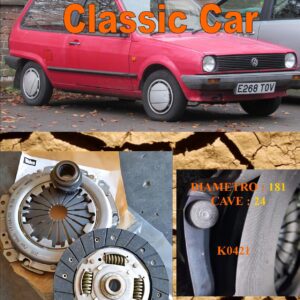 Kit Frizione Volkswagen Golf Mk2 1.0 - 1.1 - 1.3  (g40) 1981 > 1989  - Disco + Spingidisco + Cuscinetto " E.Sassone " Classic Vintage Car -- K0421
