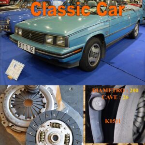 Kit Frizione AMC Alliance Encore  1.7  1985 > 1986  - Disco + Spingidisco + Cuscinetto " E.Sassone " Classic Vintage Car -- K0511