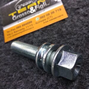 Bullone Ruota Specifico per  Cerchi in Lega Porsche 14x1,50 Lunghezza filetto 50mm Sferico Rondella Mobile Chiave Testa 19 XB67P