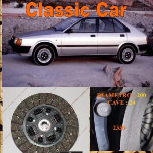 Disco Frizione Organico Alfa Romeo Alfa Arna 1.2 - 1.3 - 1.4   dal 1984 al 1985 diametro 200 cave 24  - NUOVA PRODUZIONE 100% MADE IN ITALY - 2330