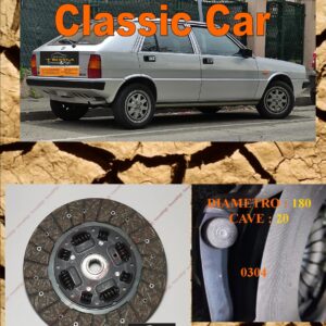 Disco Frizione Organico  LANCIA DELTA  1.3  58kw    dal 1983 > 1993   diametro 180 cave 20  - NUOVA PRODUZIONE 100% MADE IN ITALY - 0304