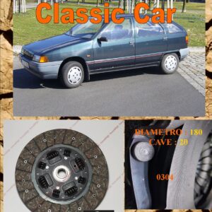 Disco Frizione Organico (YUGO) (SANA ) ZASTAVA FLORIDA 1.4 + 1.4 4X4 dal 1989 > diametro 180 cave 20 - NUOVA PRODUZIONE 100% MADE IN ITALY - 0304