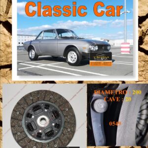 Disco Frizione Organico  LANCIA FULVIA COUPE 1.3 S - FULVIA BERLINA   dal 1970 >  diametro 200 cave 20  - NUOVA PRODUZIONE 100% MADE IN ITALY - 0549