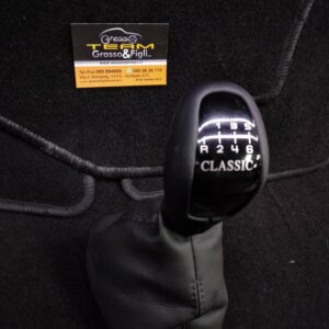 Pomello Leva Cambio Marce + Cuffia Specifico per Mercedes Classe C 4 porte W203     dal 2000 > 2007    Manuale a 6 Velocità Gear Shift Knob + Cuffietta colore Grigio 6930062