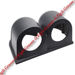 Porta strumento Doppio 2 posizioni diametro 52mm per 2 Manometri