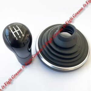 Pomello e Cuffia Leva Cambio Marce Specifico per Ford Fiesta mk5 dal 2002 > 2008 Manuale a 5 Velocità Gear Shift Knob 6930149
