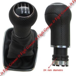 Pomello e Cuffia Leva Cambio Marce Specifico per VW Volkswagen Golf IV 4    dal 1997 >  Manuale a 6 Velocità Gear Shift Knob  6930050