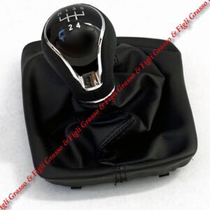 Pomello e Cuffia Leva Cambio Marce Specifico per Seat Ibiza   dal 2017 > 2020  Manuale a 5 Velocità Gear Shift Knob  6930651