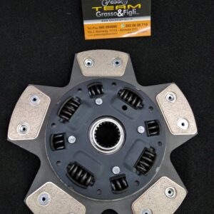 Disco Frizione in Rame Sinterizzato 5 Petali / a Molle con Parastrappi Per Applicazione TOYOTA diametro 225 x 21 spiline cave - profilo mozzo 25x28 - 5609_100
