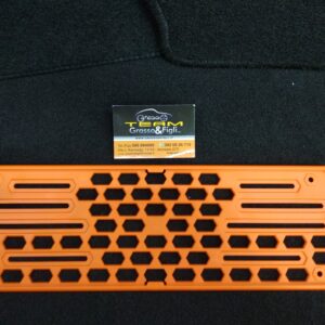 Porta Targa Europea Colorato Anteriore in Plastica Personalizzazione Auto Colore Arancione